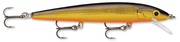Rapala husky jerk gold. Featuring suspending/neutral buoyancy with long casting ability. It has loud rattles and runs straight. You can cast or troll. Features premium VMC® black nickel hooks three superior finish styles hand tuned & tank tested